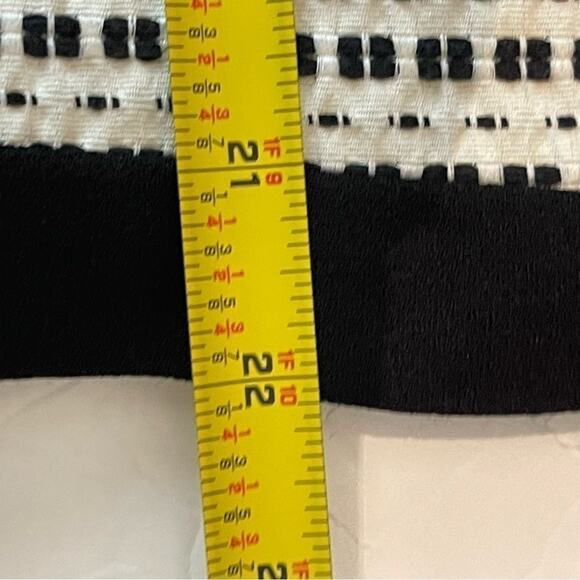 LOFT Black Cream Bold Print Career Office Jacket NWOT Size 14 - Picture 13 of 13